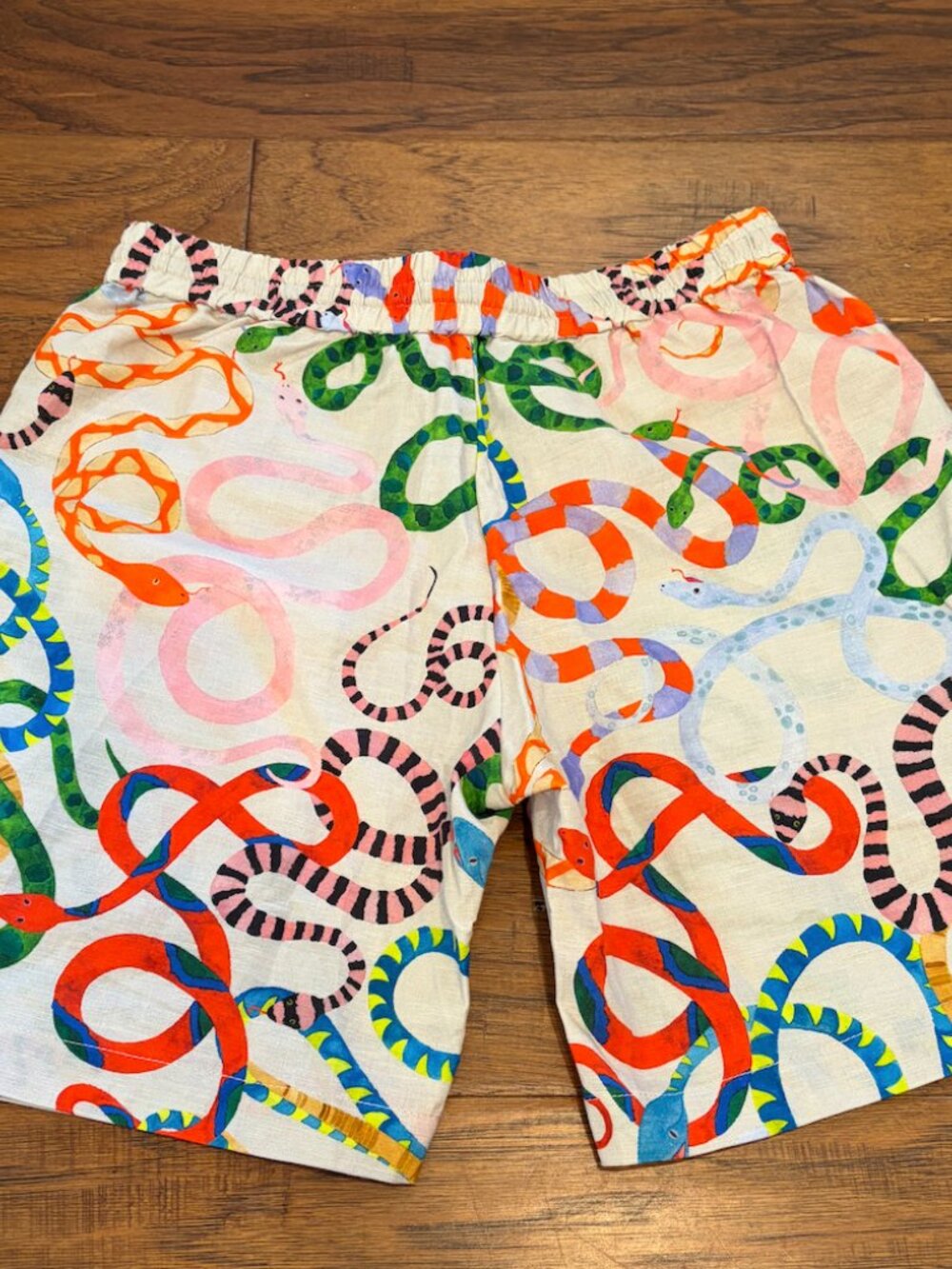 Rachel Antonoff Multicolor Snake-Print Shorts NWT (Extra Small) - Picture 5 of 5